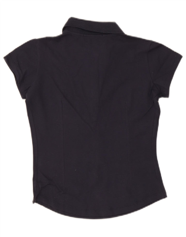 SERGIO TACCHINI Γυναικείο μπλουζάκι πόλο UK 12 μεσαίο μπλε βαμβακερό
