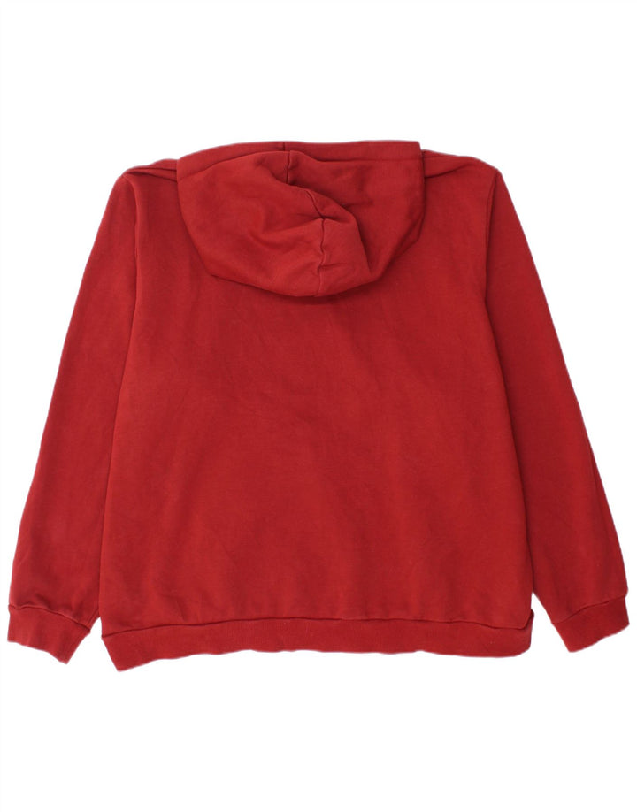 Ανδρικό φούτερ με κουκούλα PUMA 2XL, κόκκινο βαμβακερό