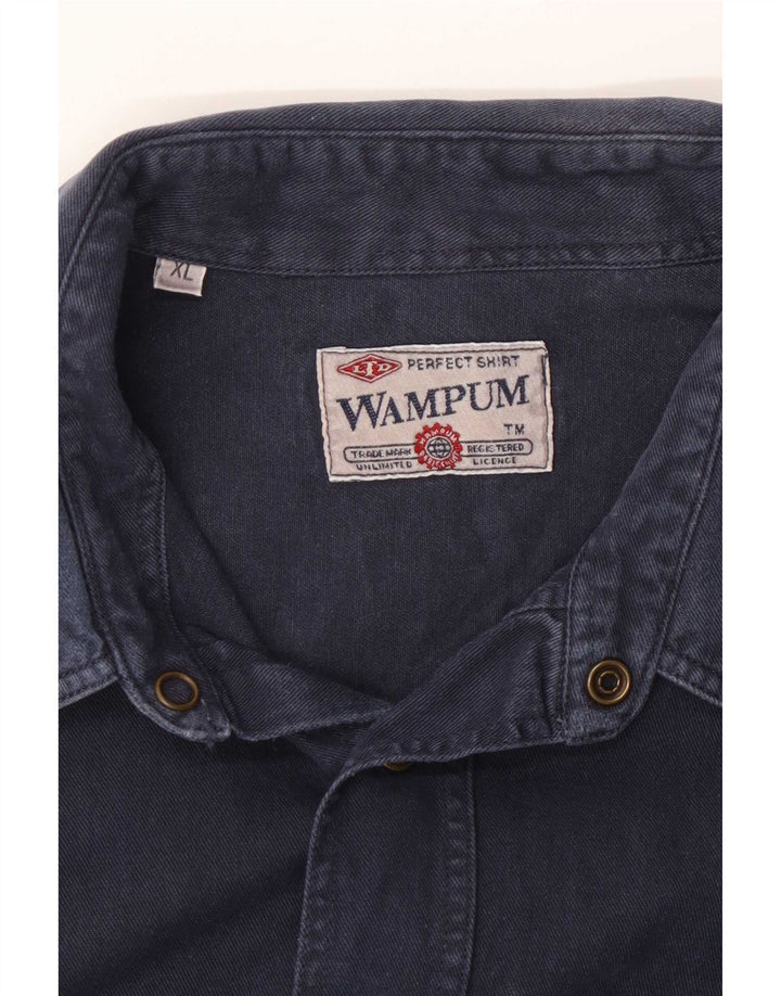 Ανδρικό τζιν πουκάμισο Wampum XL Navy Blue