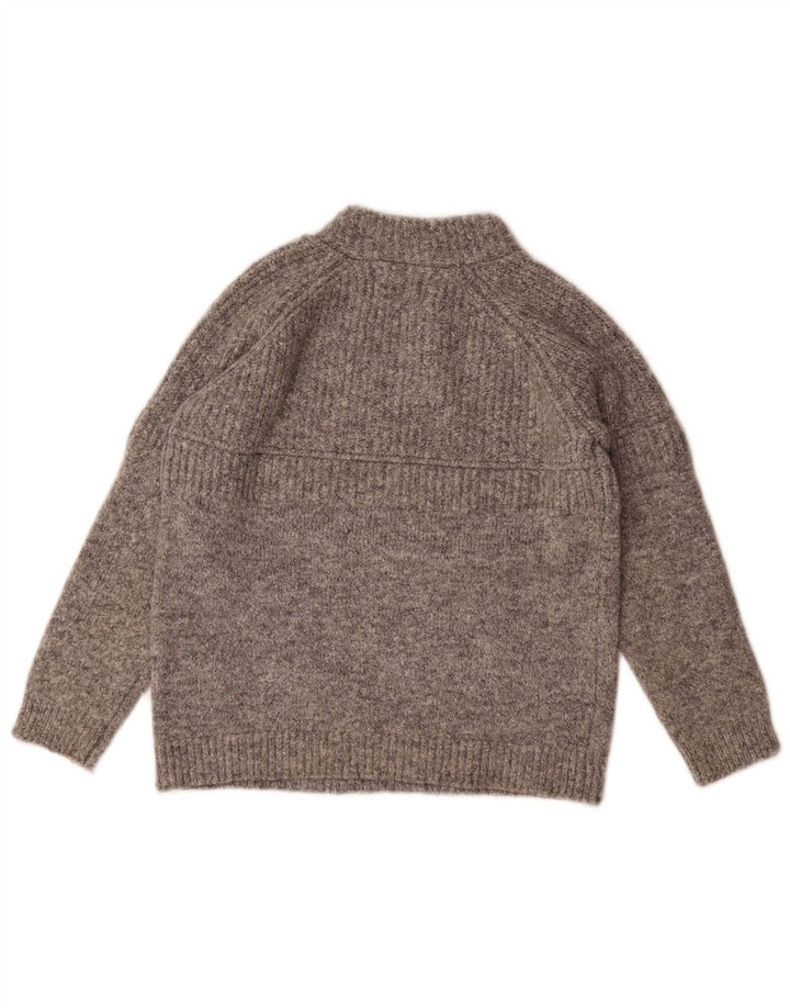 Πουλόβερ Zara Girls Turtle Neck Jumper 9-10 Years Grey Polyester