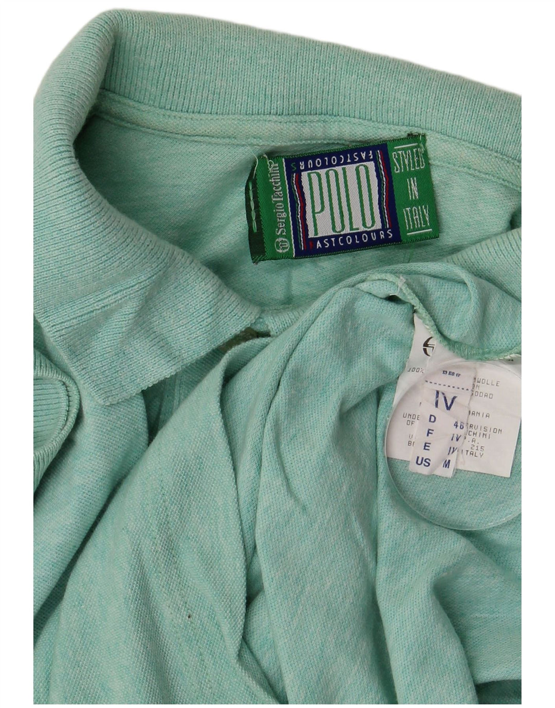 Sergio Tacchini Ανδρικό Πόλο Μπλουζάκι Μεσαίο Πράσινο Βαμβακερό