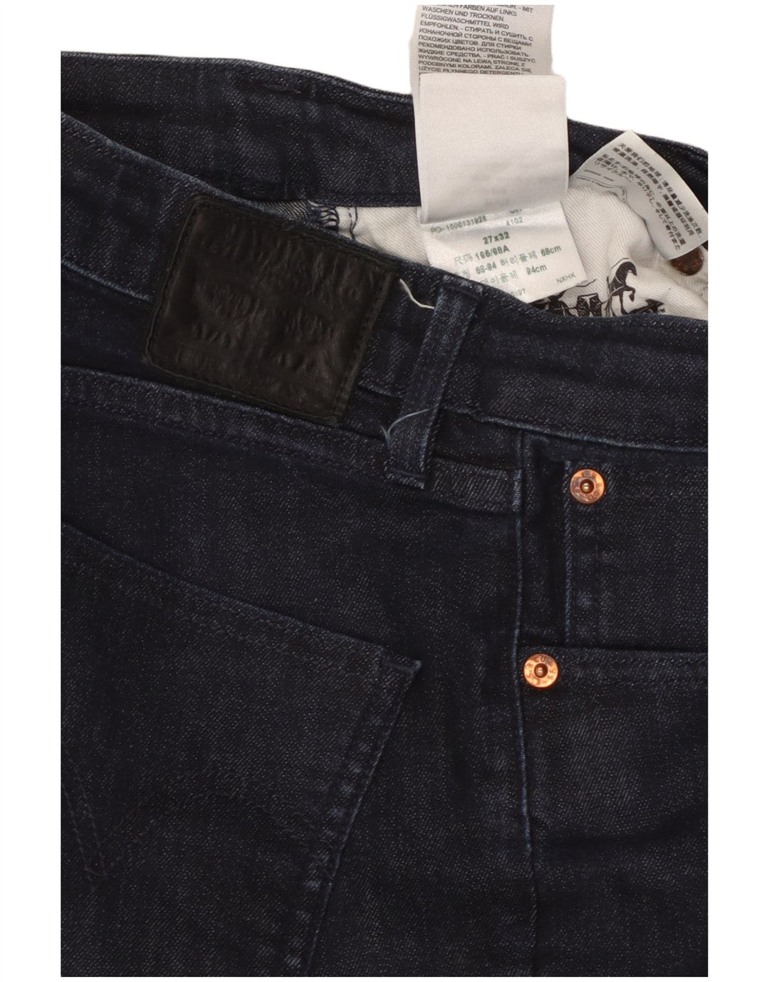 LEVI'S Γυναικείο Skinny Jeans W27 L32 Navy Blue Cotton