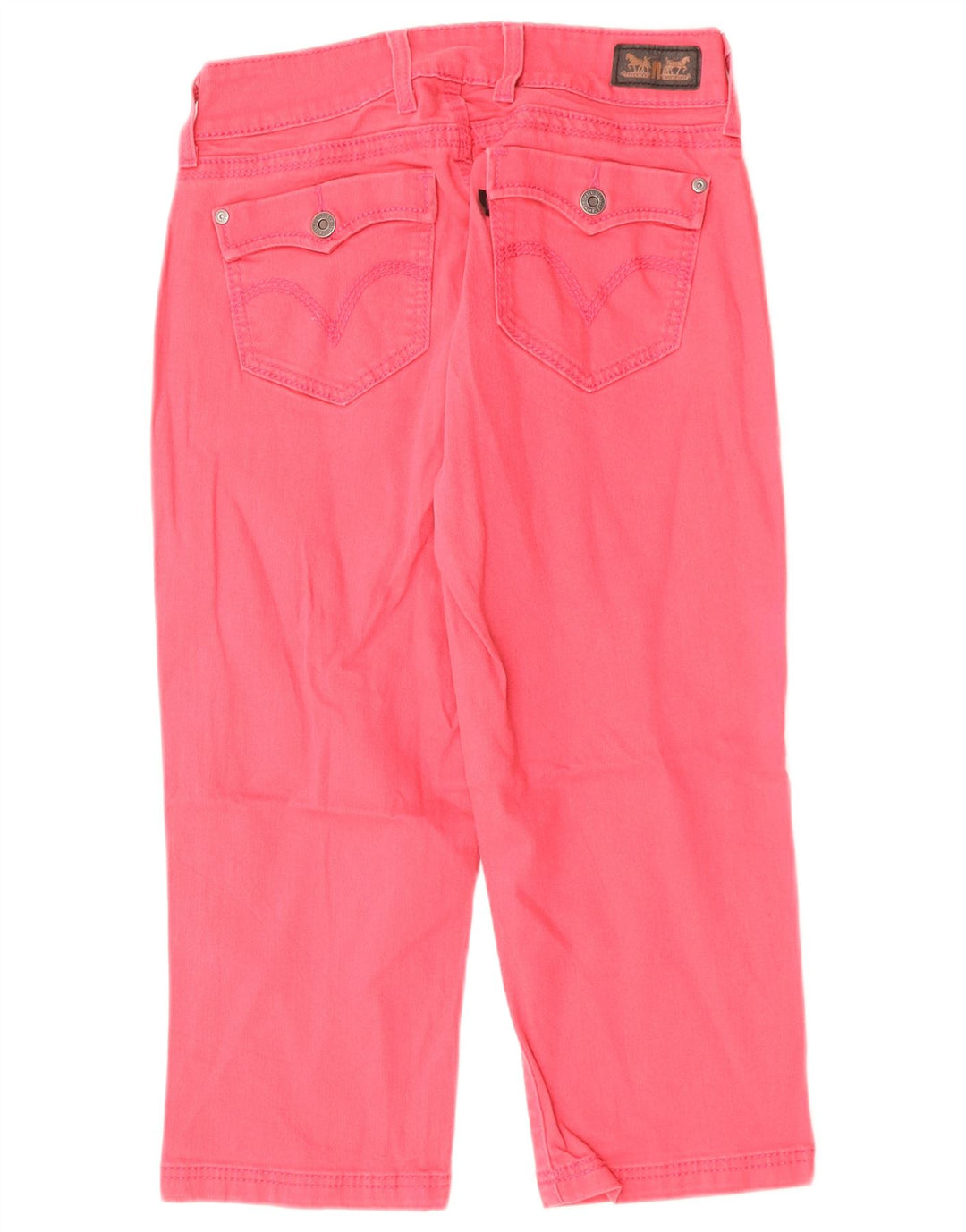 LEVI'S Γυναικείο Capri Jeans US 8 Medium W28 L19 Ροζ βαμβακερό