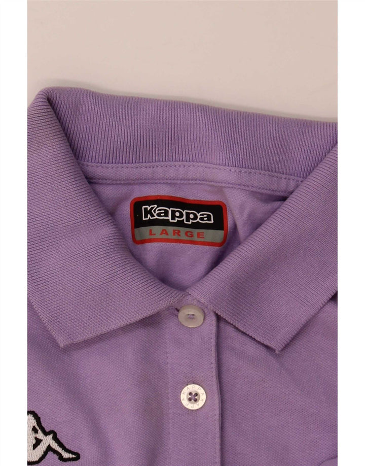 Kappa γυναικείο μπλουζάκι πόλο UK 16 Large Purple