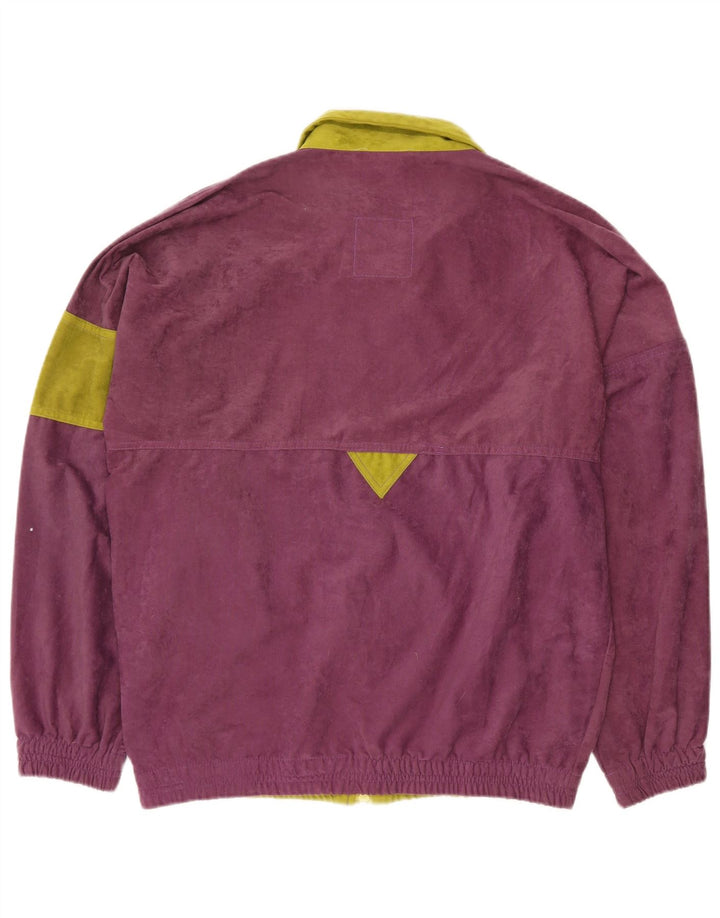 GREAT ESCAPES Ανδρική αθλητική φόρμα Top Jacket IT 52 Large Purple Colourblock