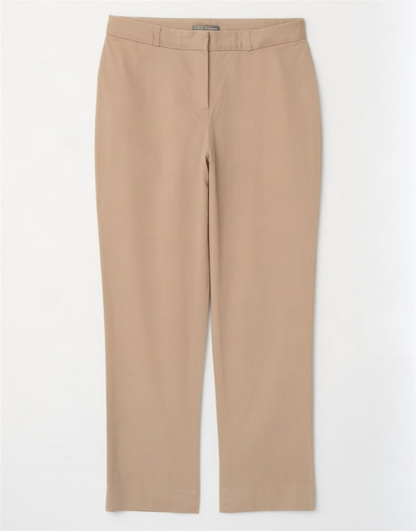 Marks & Spencer Γυναικείο Slim Casual Παντελόνι UK 14 Medium W32 L27 Beige