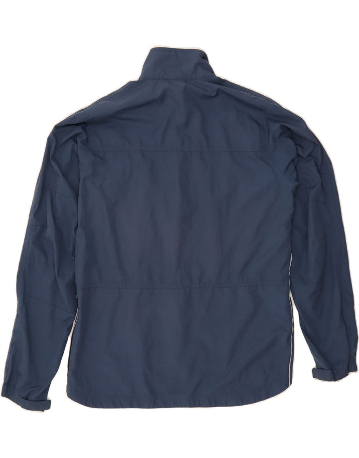 ADIDAS Mens Tracksuit Top Jacket UK 38/40 Medium Navy Blue Polyester Vintage Adidas and Second-Hand Adidas from Messina Hembry 