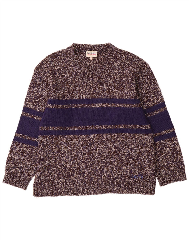 Ανδρικό πουλόβερ Levi's με λαιμόκοψη με λαιμόκοψη μεγάλο γκρι πολυακρυλικό