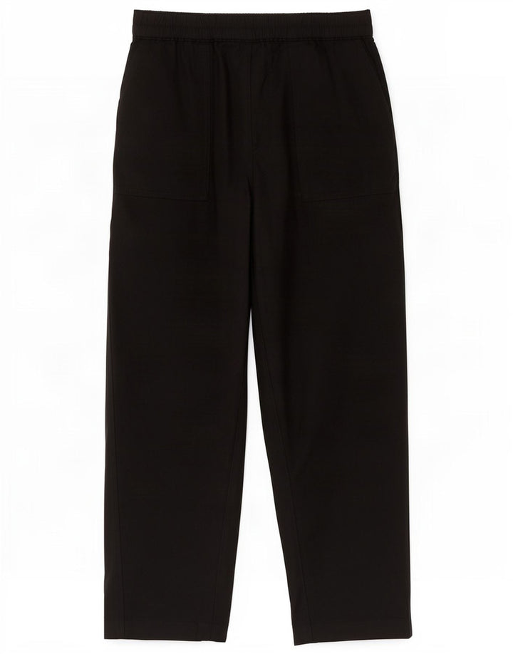 Marks & Spencer Γυναικείο Cropped Παντελόνι UK 14 Medium W30 L26 Black