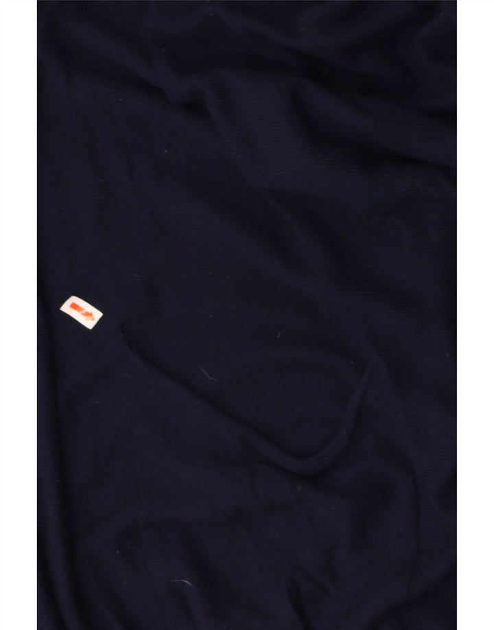 PHASE EIGHT Womens Longline Open Cardigan Sweater UK 12 Medium Navy Blue