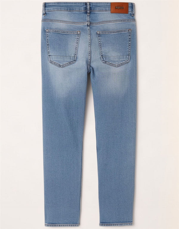 Ανδρικό τζιν Hugo Boss Cropped W32 L25 Μπλε βαμβακερό