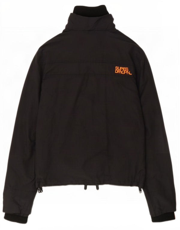 Ανδρικό μπουφάν βροχής Superdry Graphic UK 38 Medium Black Nylon