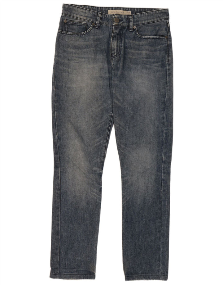 Ανδρικό τζιν Calvin Klein Slim W29 L29 Μπλε βαμβακερό