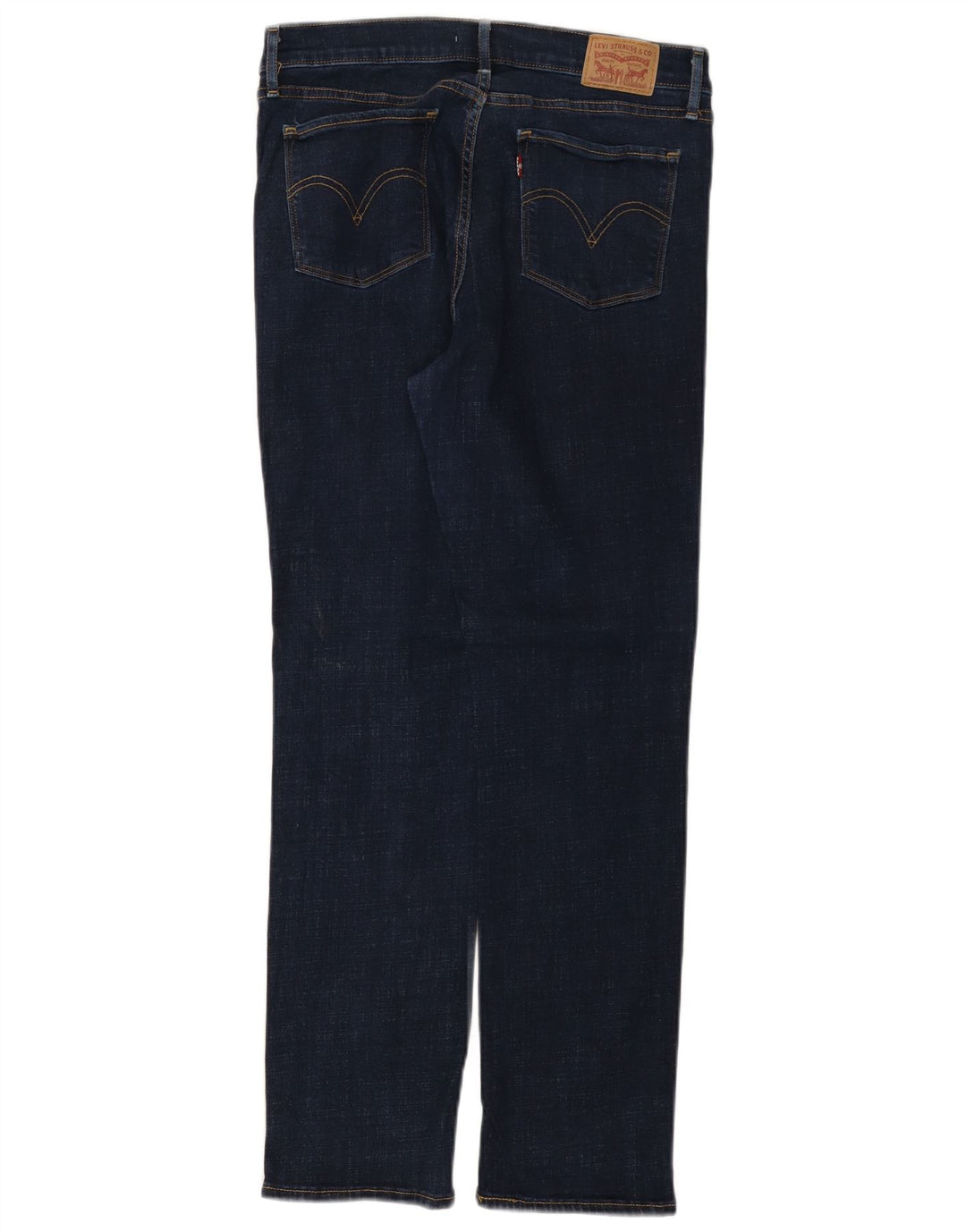 LEVI'S Γυναικείο Classic Straight Τζιν US 10 Large W30 L30 Navy Blue Cotton