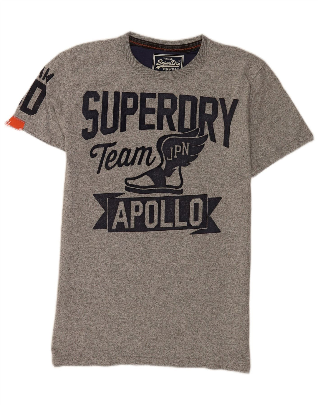 Ανδρικό γραφικό T-Shirt Superdry Top Μεσαίο γκρι βαμβακερό