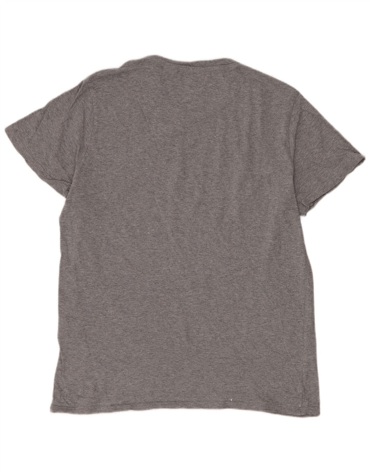 Ανδρικό γραφικό T-Shirt Levi's Top μεγάλο γκρι βαμβακερό ριγέ