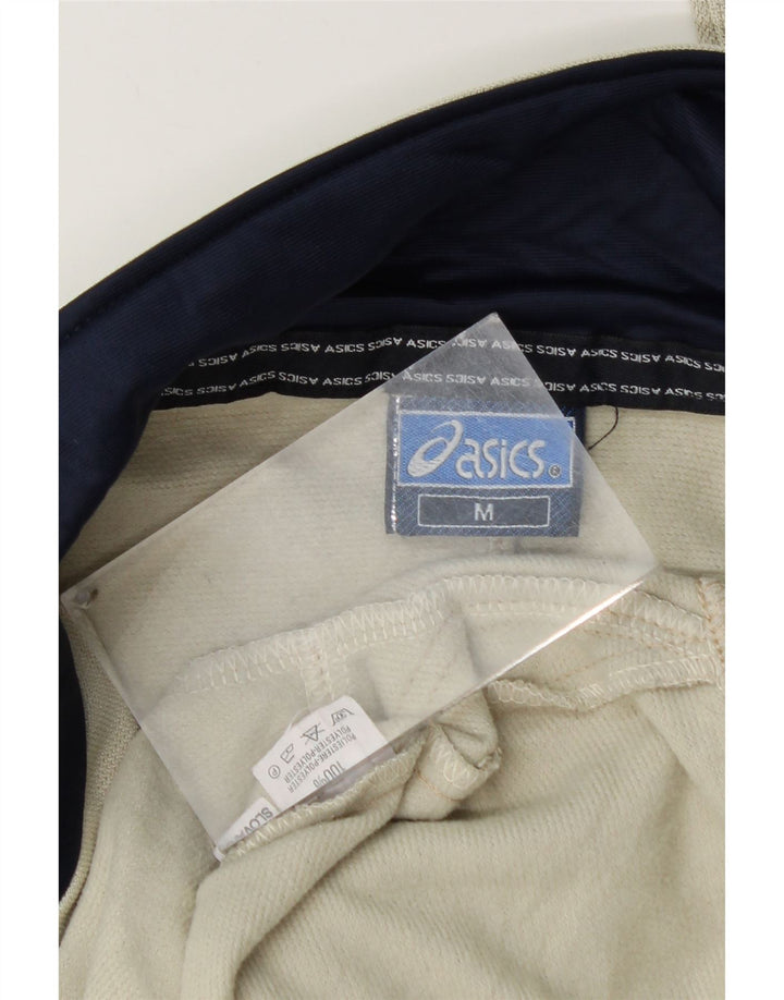 Ανδρική αθλητική φόρμα Asics Top μπουφάν Medium Beige Colourblock Polyester