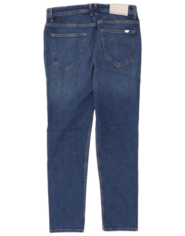 Zara Ανδρικό Slim Jeans EU 42 Large W32 L29 Μπλε βαμβακερό