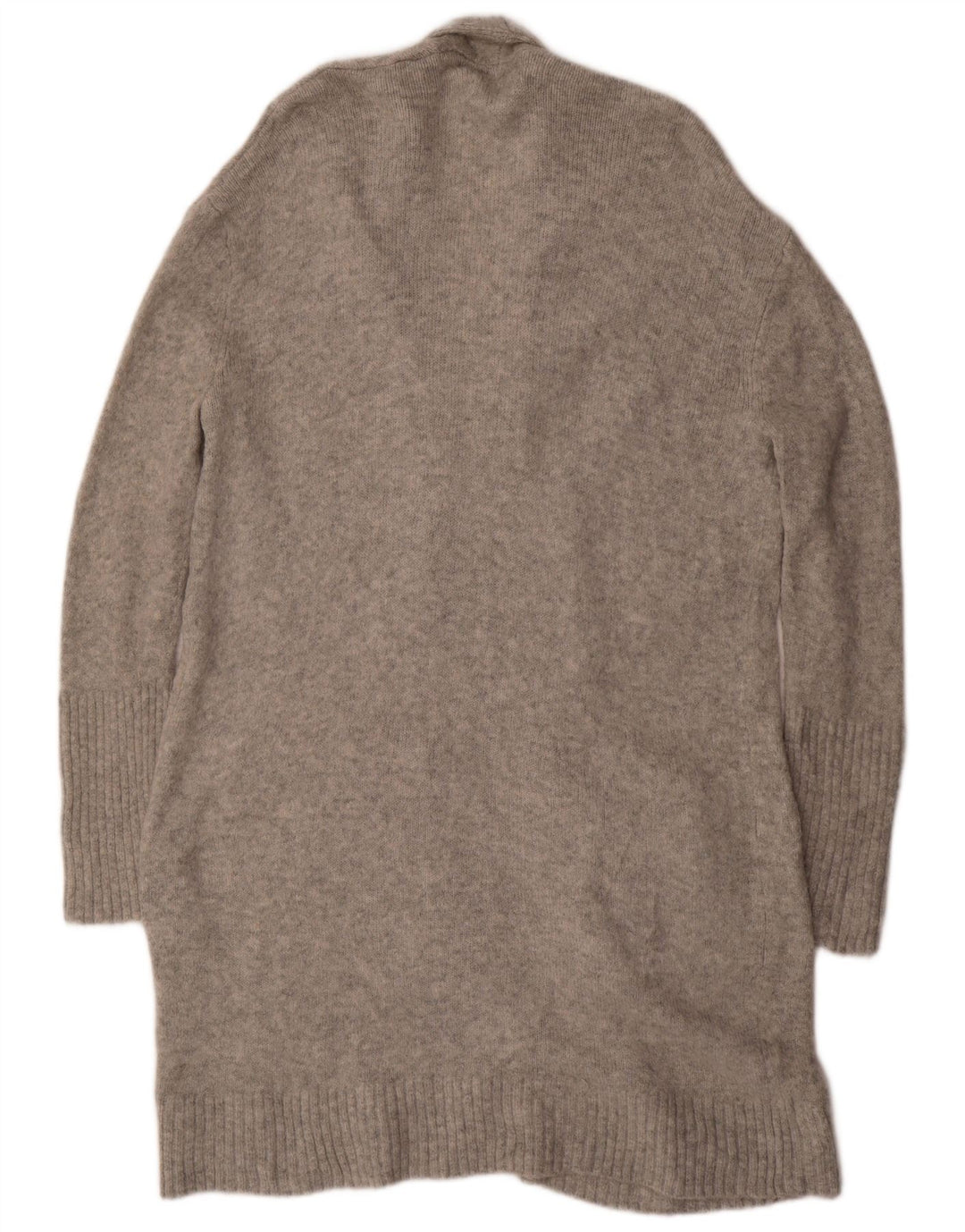 MOSSIMO Γυναικείο Longline ανοιχτό πουλόβερ UK 14 Medium Grey