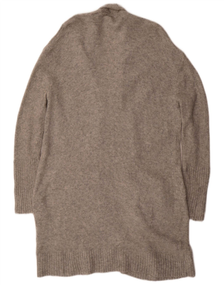 MOSSIMO Γυναικείο Longline ανοιχτό πουλόβερ UK 14 Medium Grey