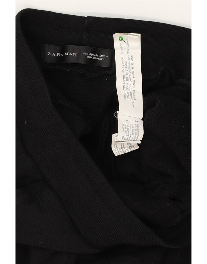 Ανδρική αθλητική φόρμα Zara, μεσαίο μαύρο βαμβακερό