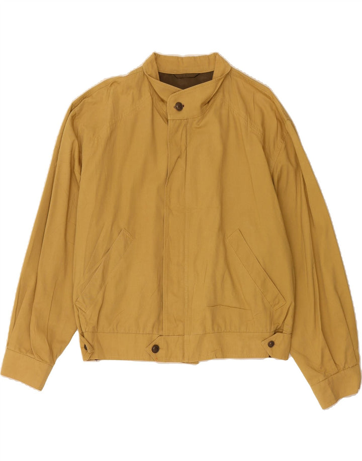 BOND STREET Mens Bomber Jacket IT 50 Large Yellow Vintage Bond Street and Second-Hand Bond Street from Messina Hembry 