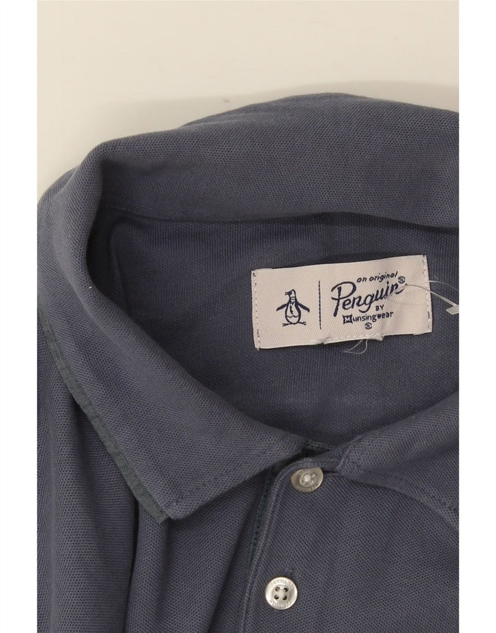 Ανδρικό μπλουζάκι πόλο PENGUIN Μικρό Navy Blue
