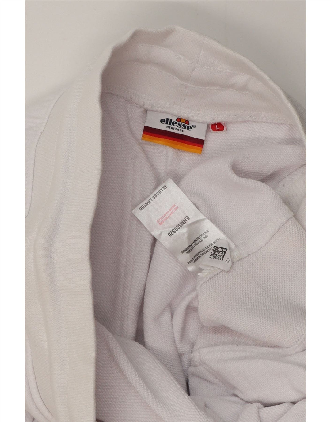 ELLESSE Ανδρική αθλητική φόρμα γραφικών Heritage Παντελόνι μεγάλο λευκό χρώμα