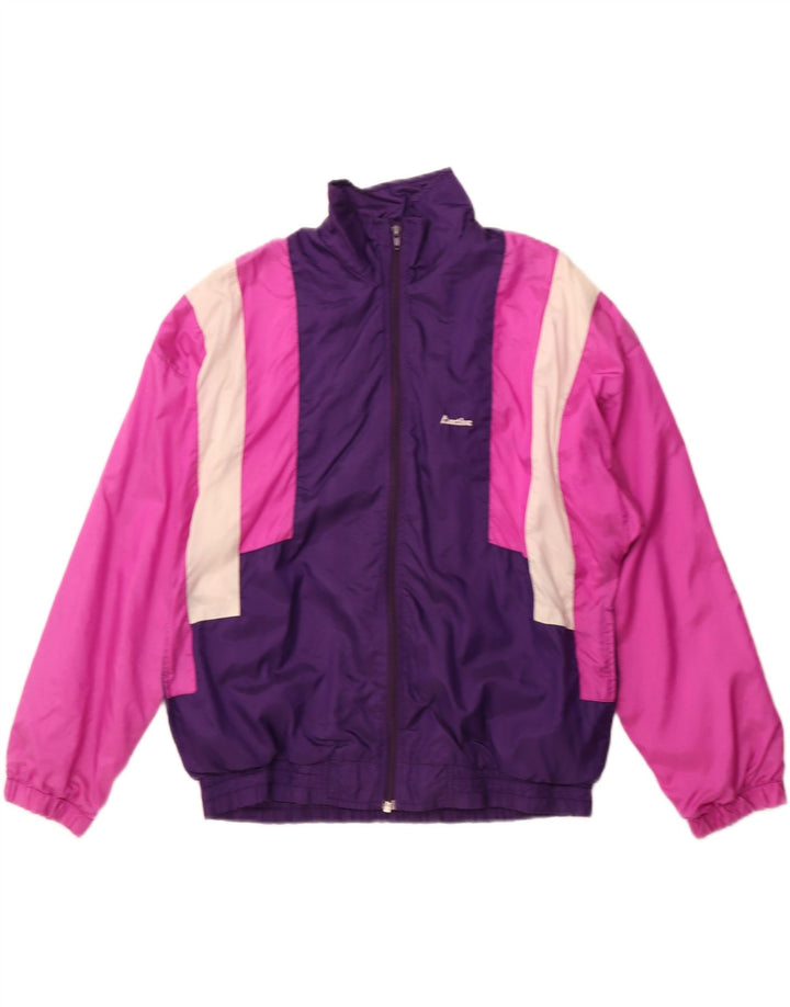 Active γυναικεία αθλητική φόρμα Top Jacket UK 14 Medium Purple Polyamide