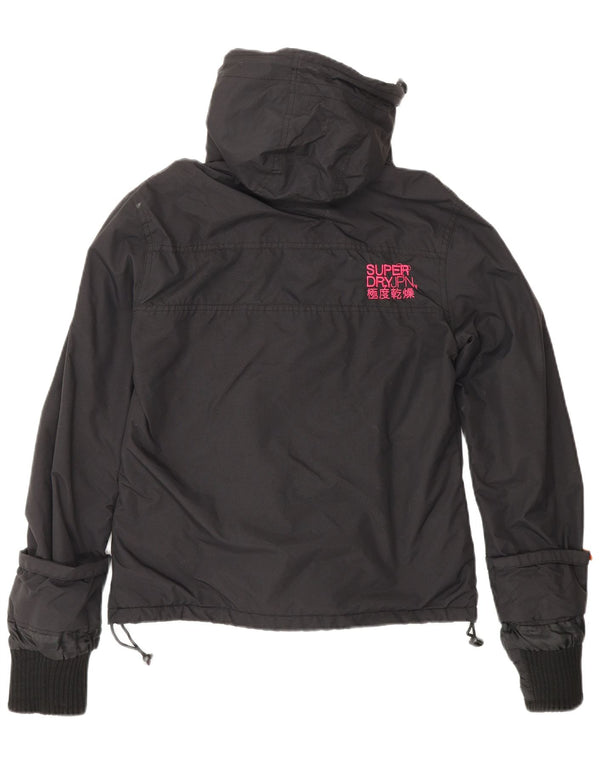 Γυναικείο κουκούλα SUPERDRY τζάκετ UK 10 Small Black