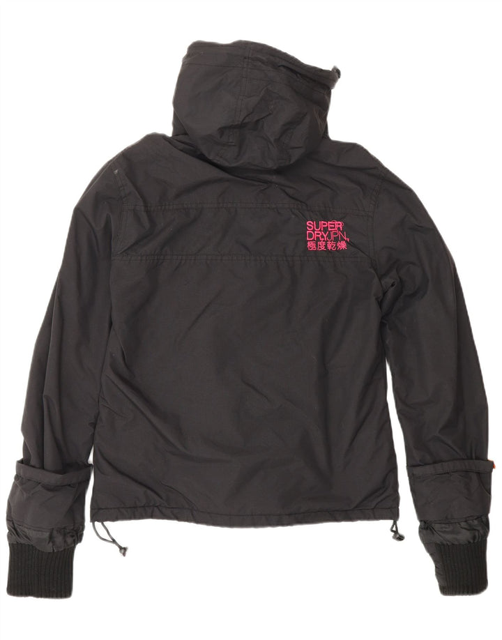 Γυναικείο κουκούλα SUPERDRY τζάκετ UK 10 Small Black
