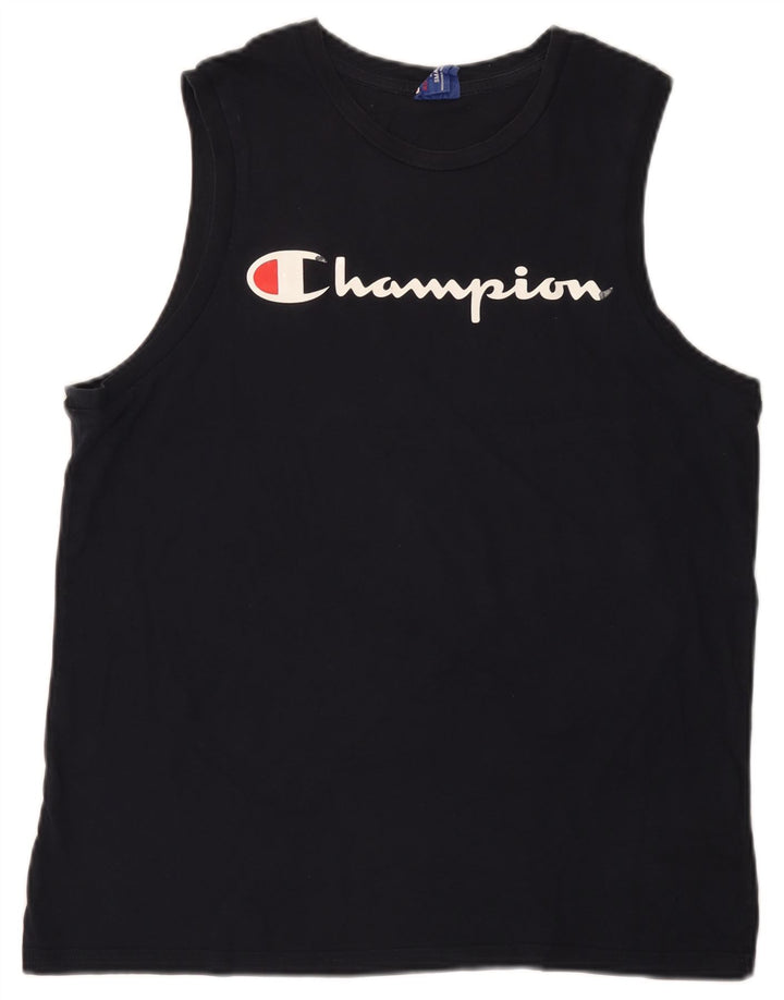 Ανδρικό γραφικό γιλέκο Champion Small Navy Blue
