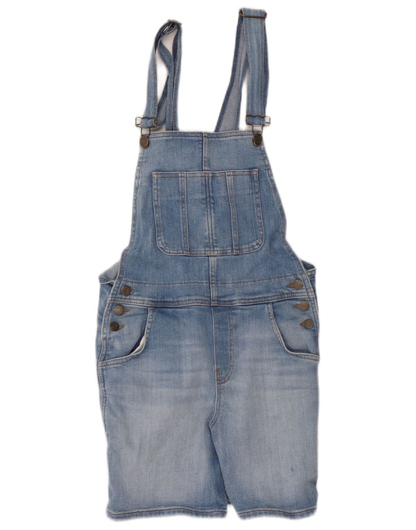 Γυναικείο τζιν σορτς UK 10 Small W30 Μπλε βαμβακερό Dungarees
