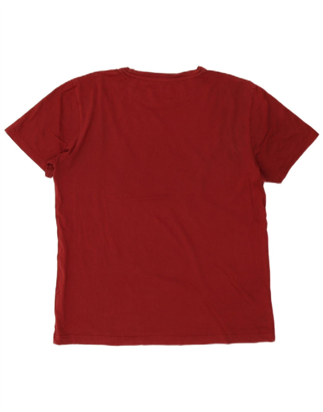 MOUNTAIN WAREHOUSE Ανδρικό γραφικό T-Shirt Top μεγάλο μπορντό βαμβακερό