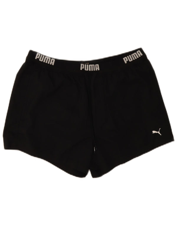 Γυναικείο γραφικό αθλητικό σορτς Puma UK 14 μεσαίο μαύρο πολυεστέρα