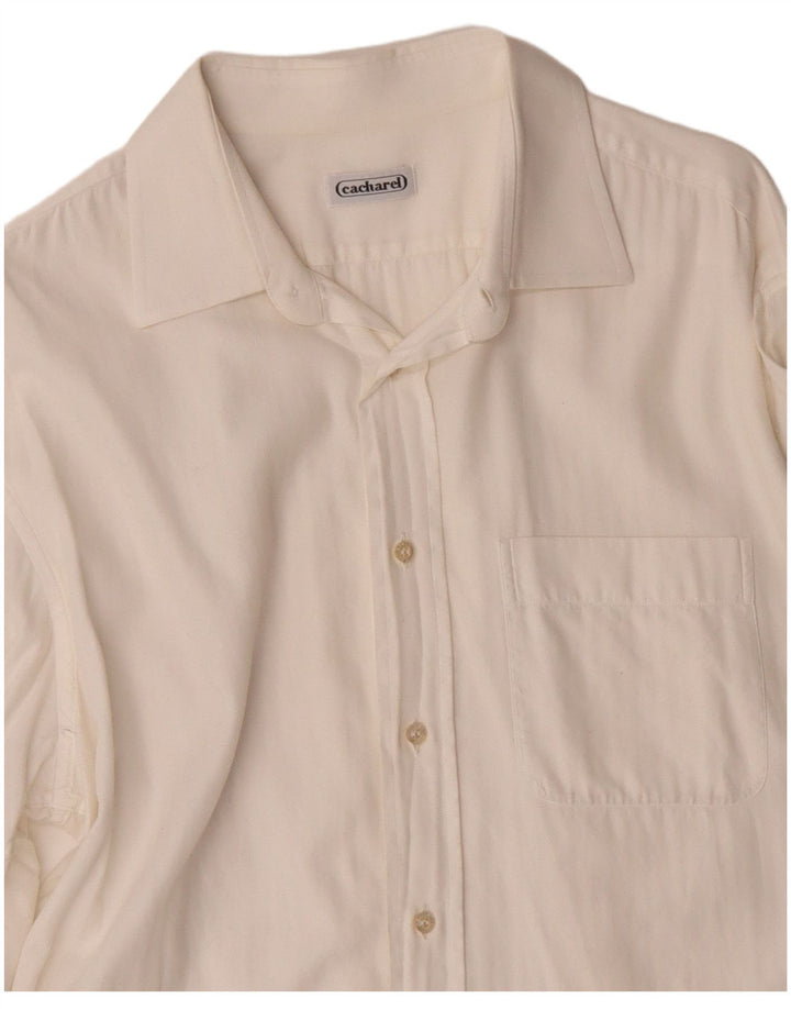 Ανδρικό πουκάμισο Cacharel λευκό μεσαίο