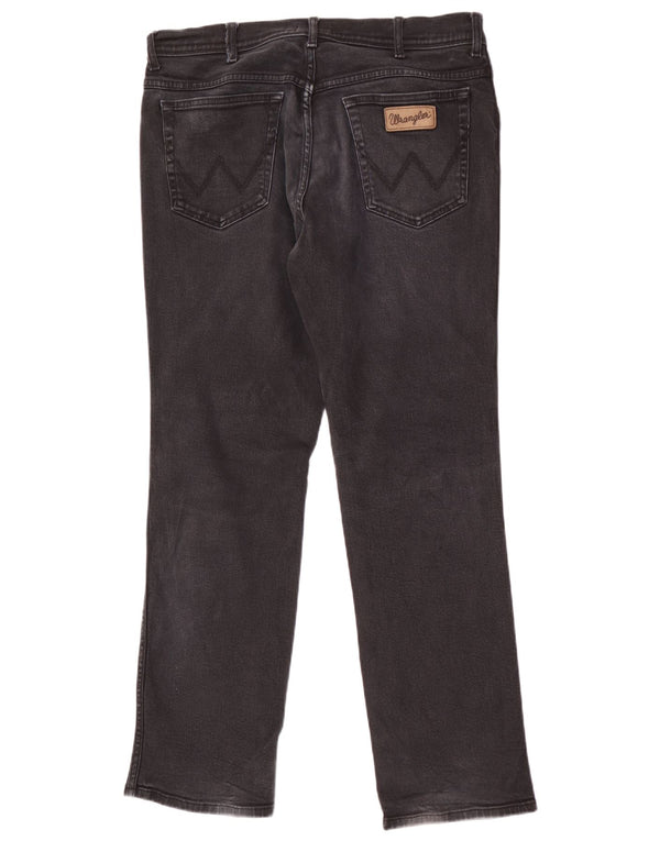 Wrangler Ανδρικό Texas Straight Jeans W36 L32 Μαύρο βαμβακερό