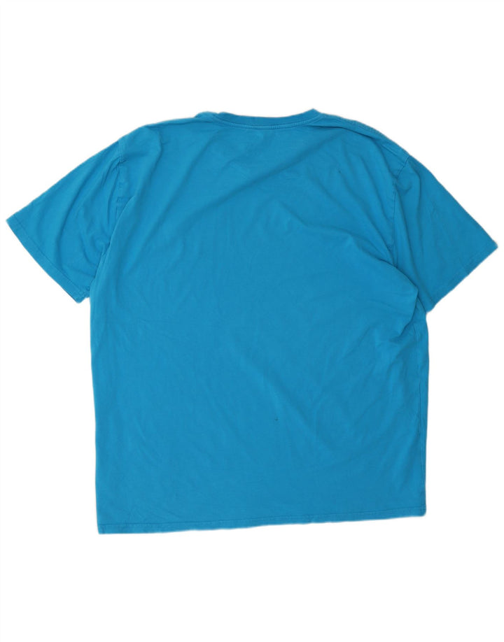 Ανδρικό γραφικό T-Shirt Hurley Top XL Blue Cotton
