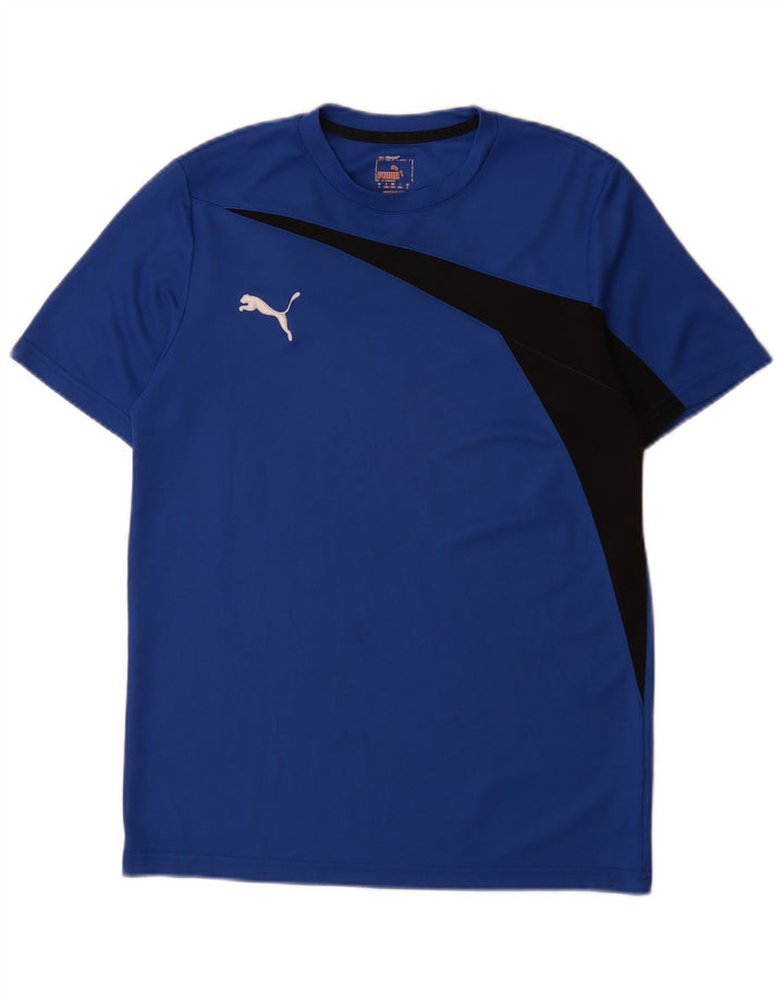 Ανδρικό T-Shirt Puma Top Small Blue Colourblock