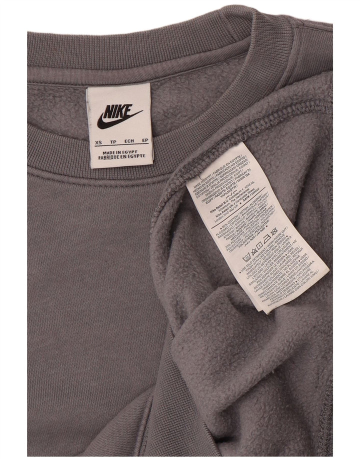 Ανδρικό γραφικό φούτερ NIKE Swoosh Jumper XS Γκρι βαμβακερό