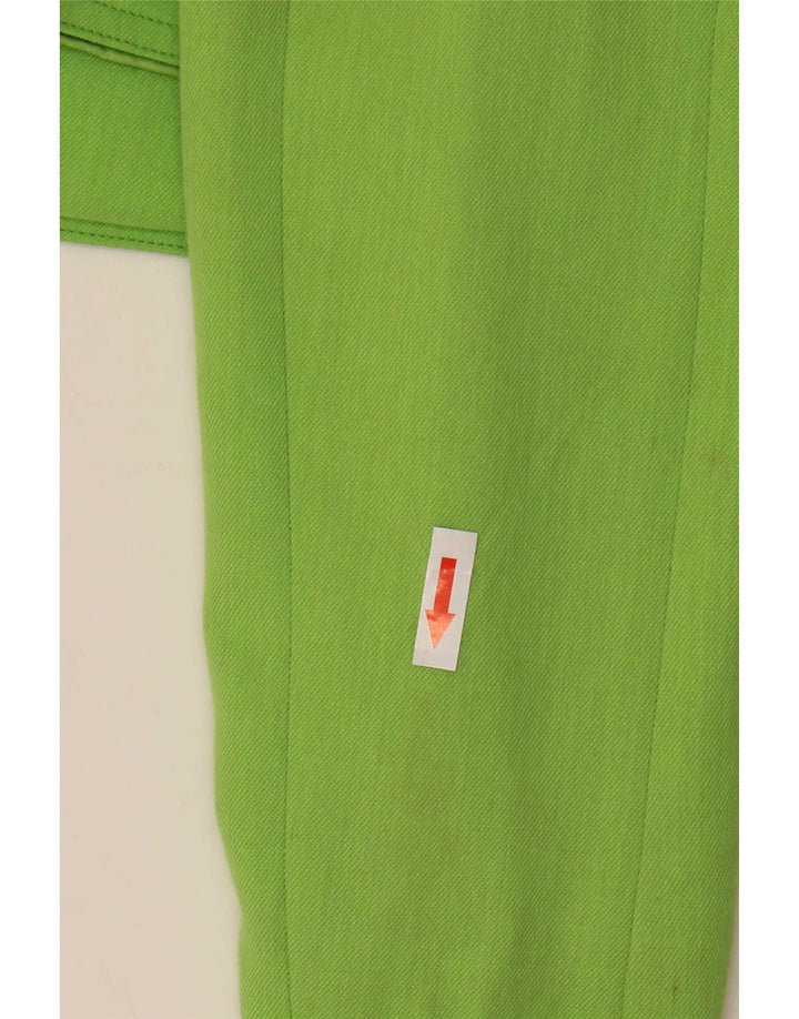 Gil Bret Γυναικείο Crop Bomber Jacket UK 14 Large Green Polyester
