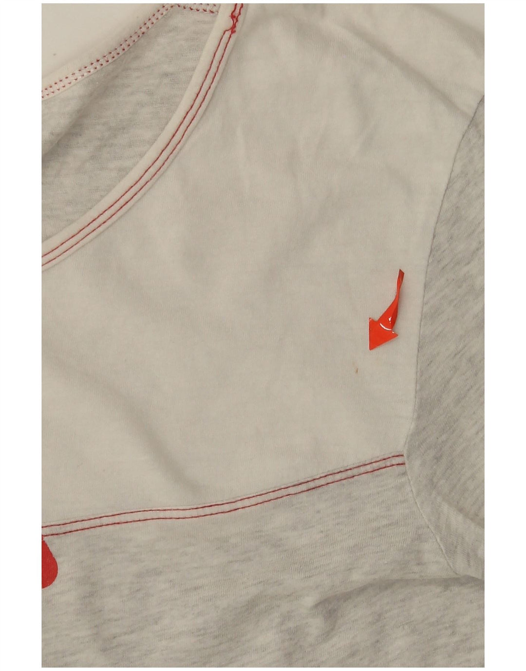 Γυναικείο γραφικό τοπ FILA μακρυμάνικο UK 12 με μεσαία γκρι όψη