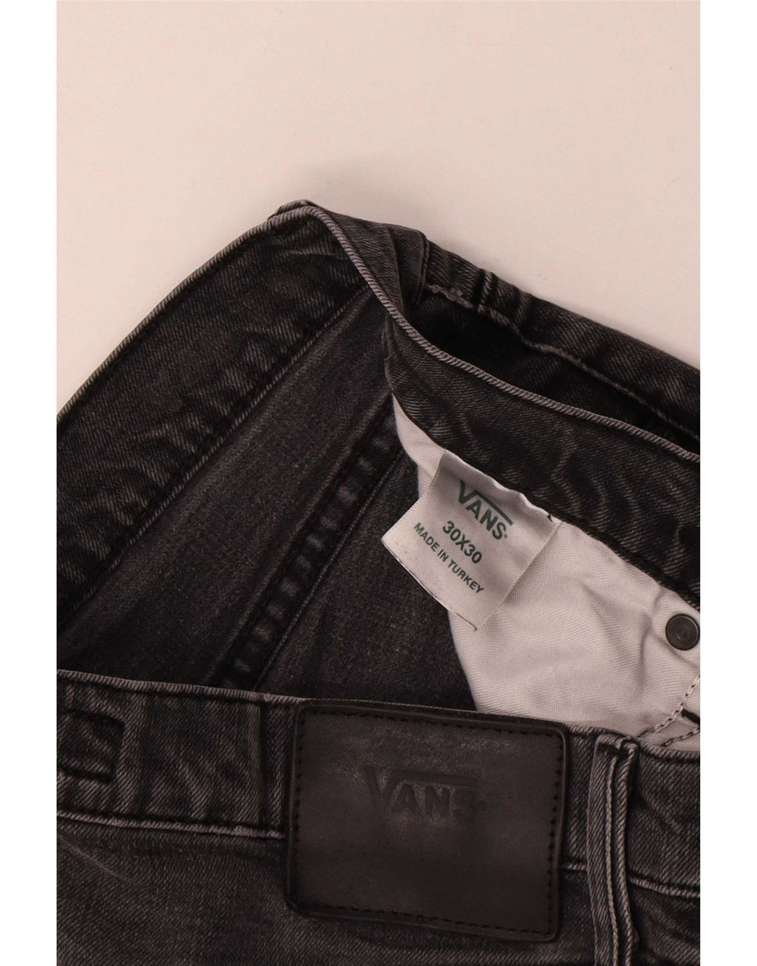 Vans Mens Slim Jeans W30 L27 Γκρι βαμβακερό