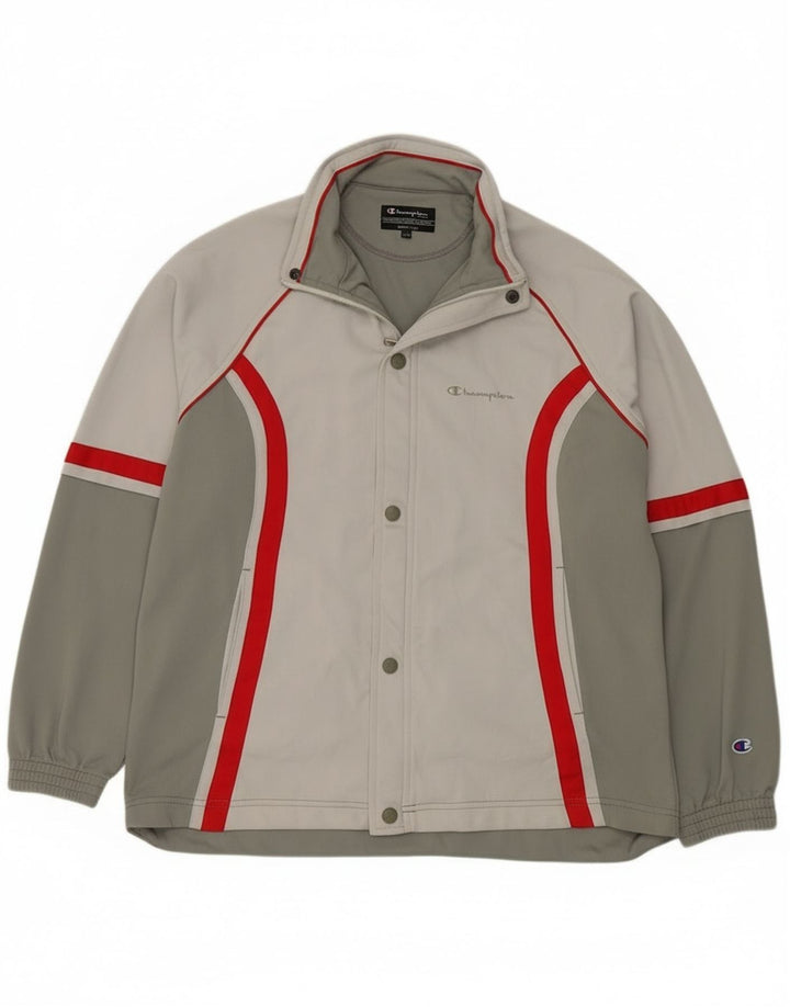 Κορυφαία φόρμα για αγόρια Champion 13-14 Years Grey Colourblock Polyester