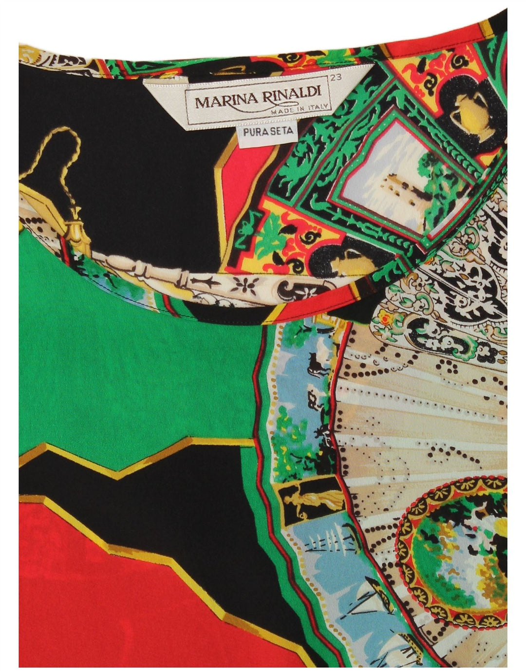 MARINA RINALDI Γυναικεία Μπλούζα Oversized Top Size 23 Medium Πολύχρωμη