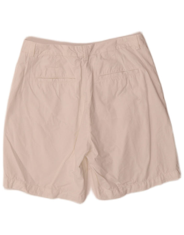 Marks & Spencer Γυναικείο σορτς Chino UK 12 Medium W30 από λευκό βαμβακερό