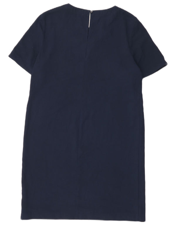 Marks & Spencer Γυναικείο φόρεμα Regular Shift UK 12 Medium Navy Blue Polyester