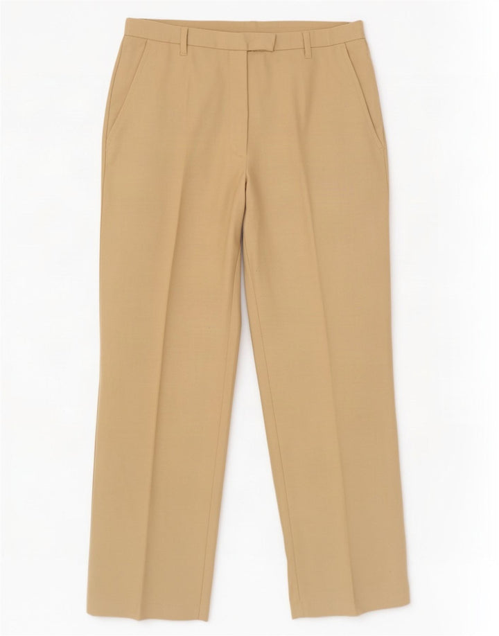 Γυναικείο ίσιο παντελόνι Benetton IT 44 Medium W28 L31 Beige