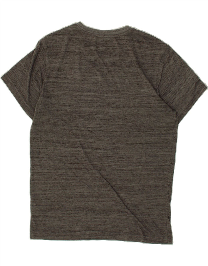 HURLEY Mens T-Shirt Top Small Grey Flecked Polyester Vintage Hurley and Second-Hand Hurley from Messina Hembry 