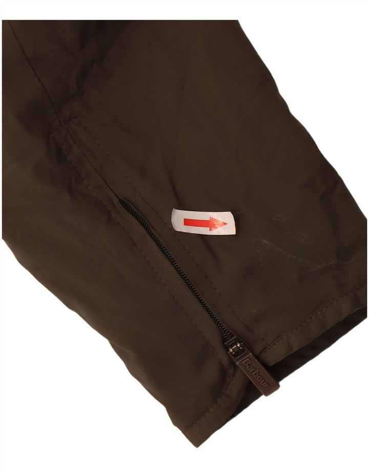 Barbour Womens Utility Jacket UK 14 Large Khaki Polyamide
